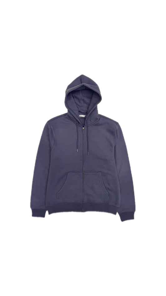 Navy Blue Zipper Hoodie Unisex